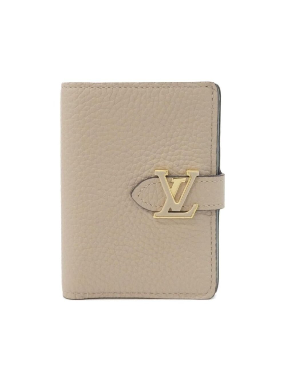 Louis Vuitton Taurillon LV Vertical Wallet Compact